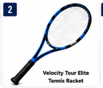 Velocity Tour Elite Tennis Racket