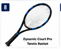 Dynamic Court Pro Tennis Racket