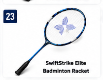 SwiftStrike Elite Badminton Racket