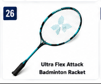 Ultra Flex Attack Badminton Racket